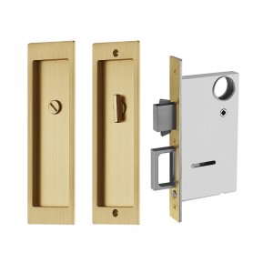1801-BK Modern Pocket Pocket Sliding Door Lock, Tay cầm kéonặng cho chứcnăng riêng tư