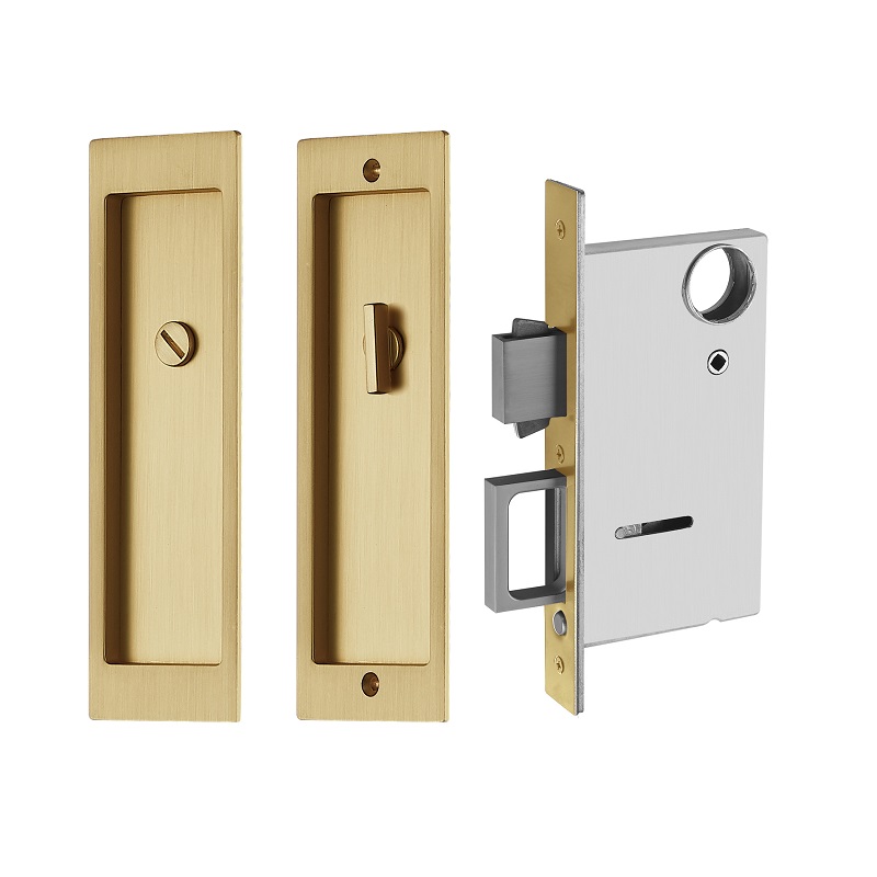 1801-BK Modern Pocket Pocket Sliding Door Lock, Tay cầm kéonặng cho chứcnăng riêng tư